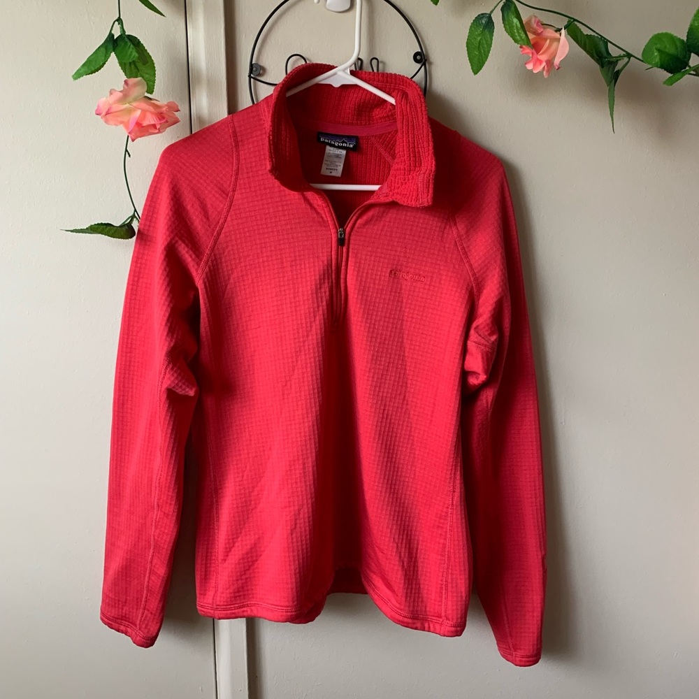 Patagonia | Hot Pink Quarter Zip Pullover Sweatshirt R1